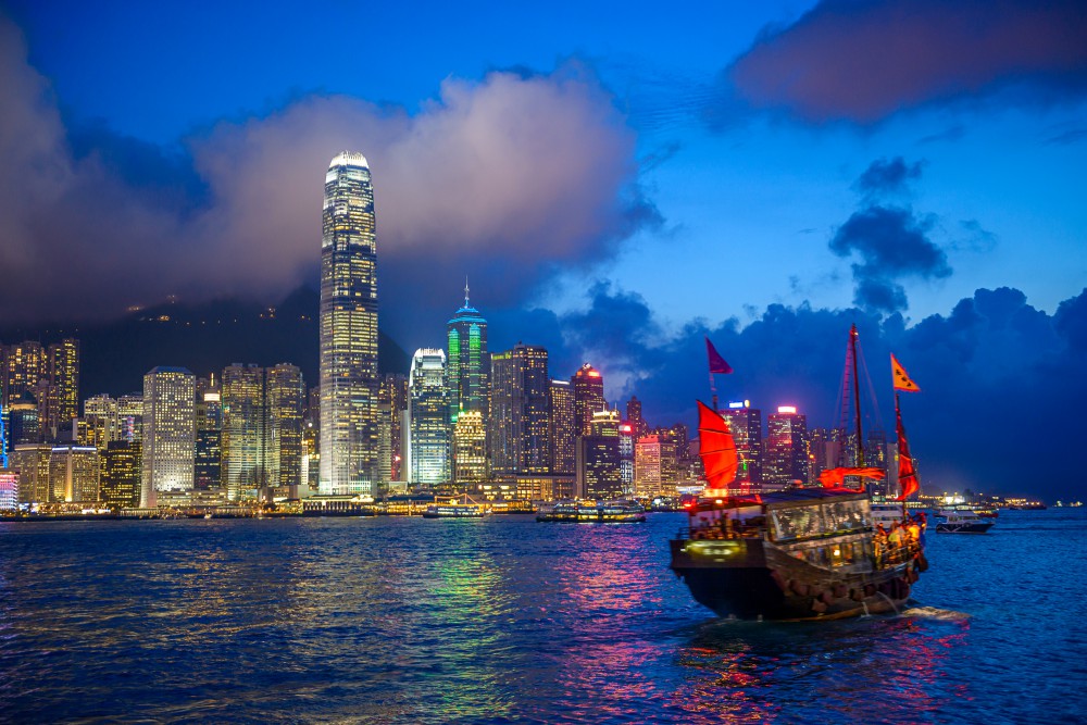 Hong Kong harbour